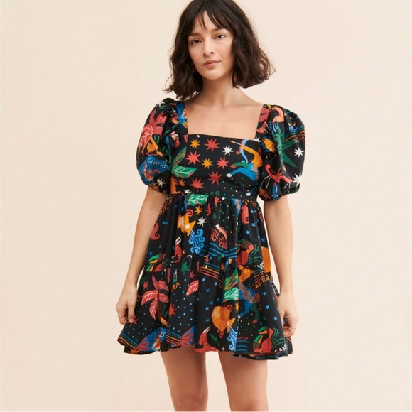 FARM RIO Zodiac Mini Dress - Picture 2 of 7
